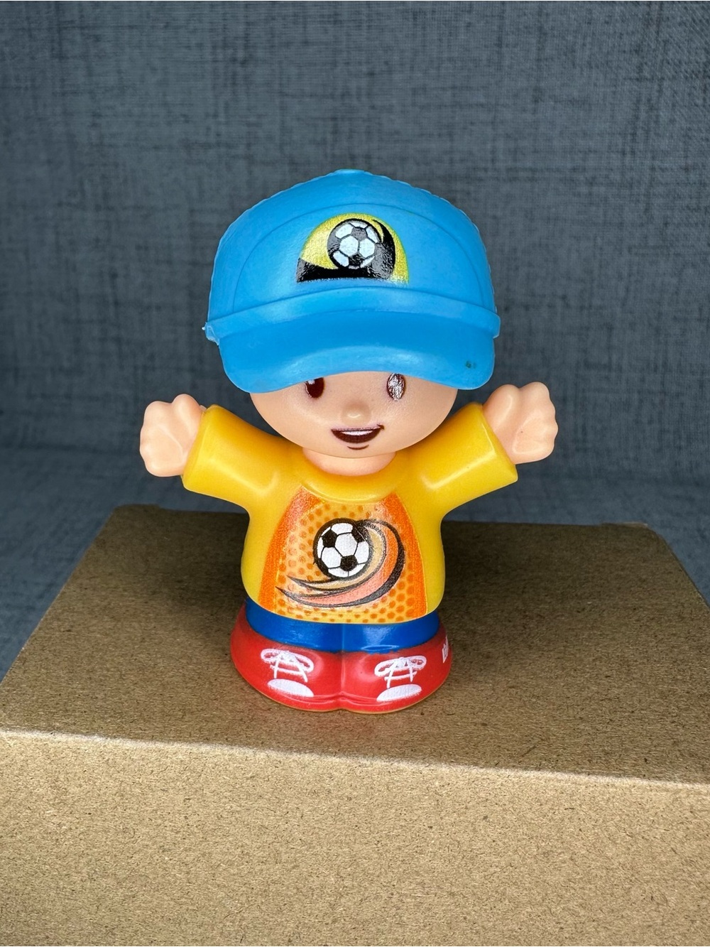 Little people soccer kid